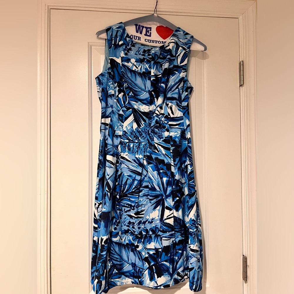 Blue Dress fit and flare